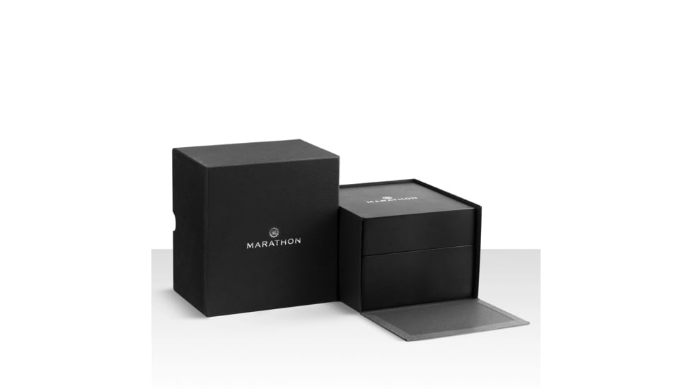 Marathon 46 mm Jumbo Diver/Pilots Automatic Chronograph w/Stainless Steel Bracelet, Black, WW194014SS-0108