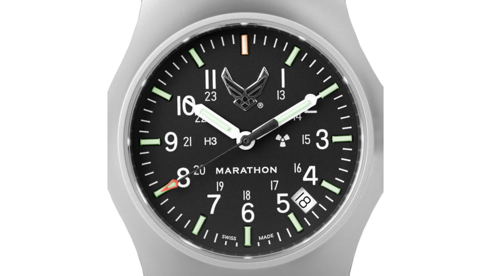 Marathon USAF Pilots Navigator Watch w/ Date, Black, WW194013BK-1003