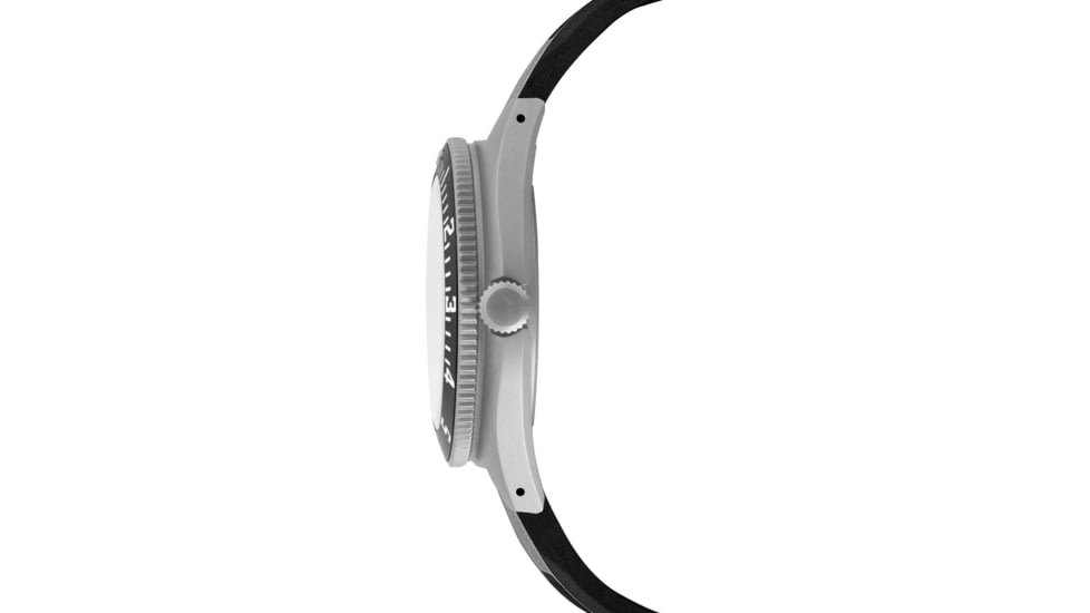 Marathon SSNAV 41mm Steel Navigator Watch, Black 3-Piece Rubber Strap Kit, Black, 41mm, WW194001SS-0830