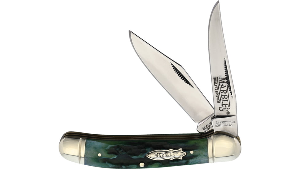 Marbles Copperhead Green Stag Bone