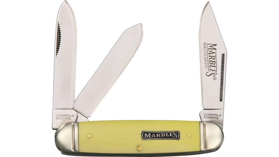Marbles Equal End Three-Blade Knife, 3 5/8in. Closed MR299