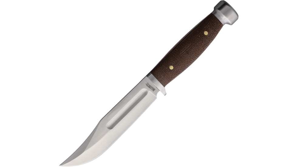 Marbles Fixed Blade Brown Micarta, MR737