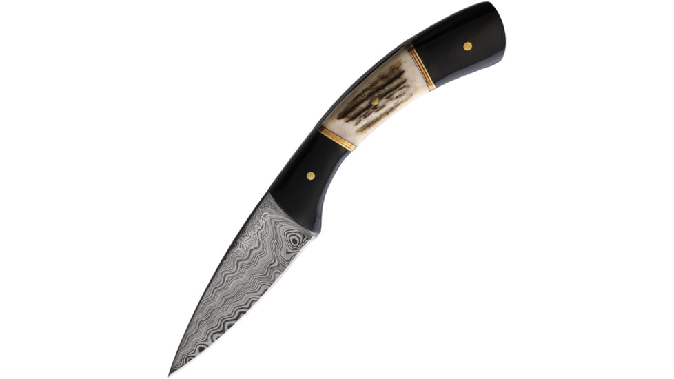 Marbles Fixed Blade Stag Damascus