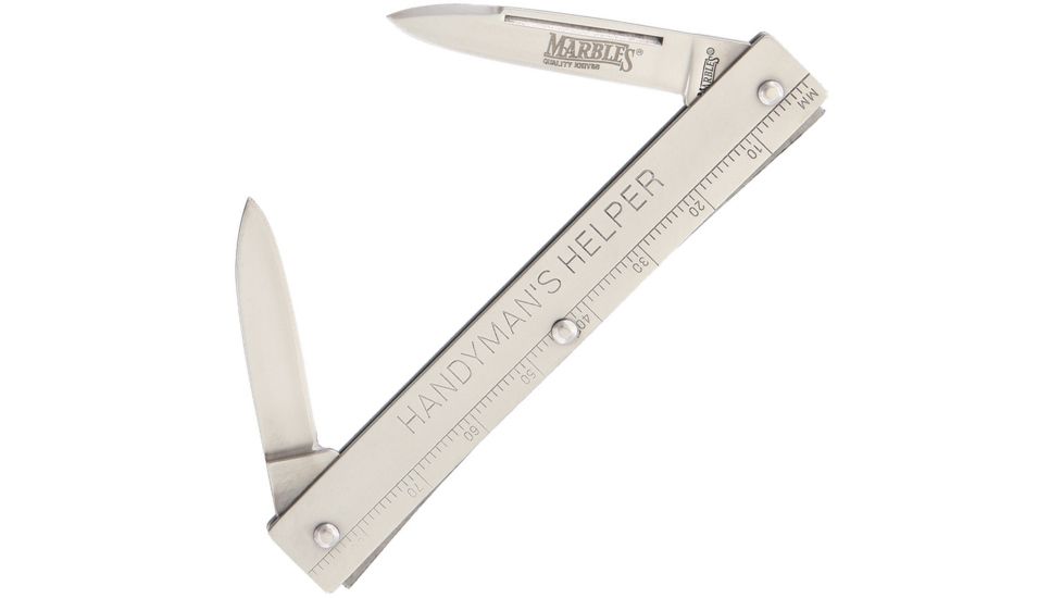 Marbles Handy Man's Helper Folding Knife,Stainless Steel,Standard Edge,Mirror Polish MR170