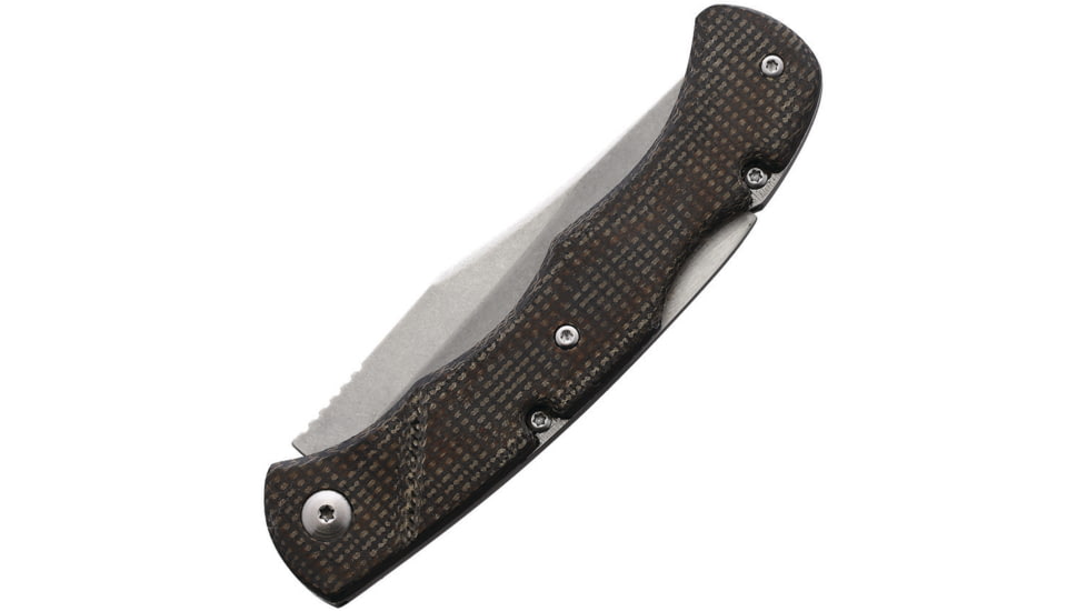 Marbles Lockback Brown Micarta