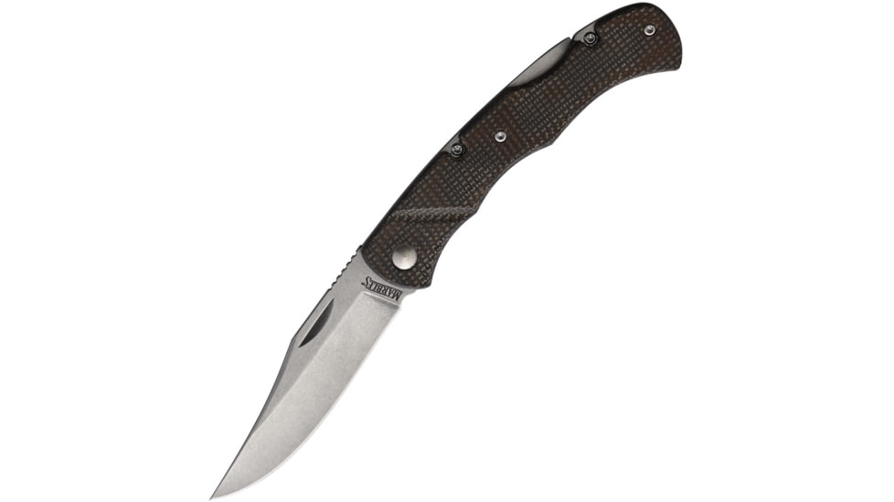 Marbles Lockback Brown Micarta