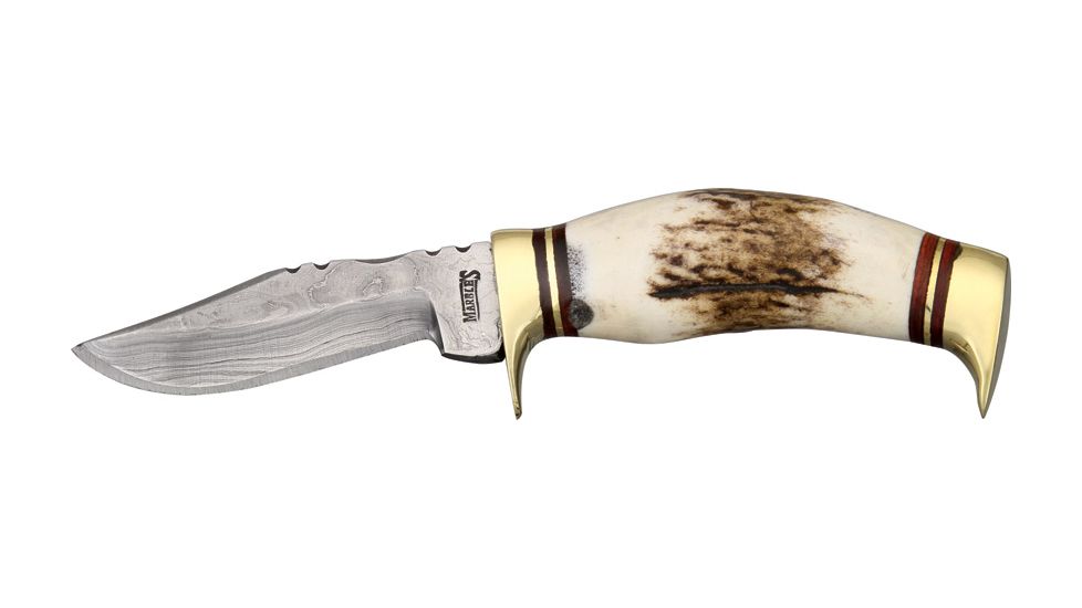 Marbles Mini Hunter Damascus Kife, 5.75in. MR00236