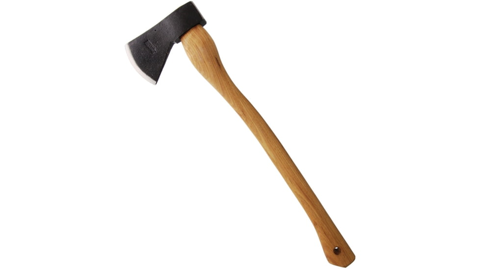 Marbles Outdoor Axe, Overall 20.25in, Blade Standard Edge, 6in Axe Head With 3.5in Cutting Edge, Hickory Wood Handle With, MA701SB-20