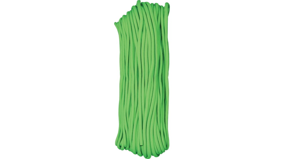 Marbles Parachute Cord, 1,000 Ft Length, Nylon Cord, Rated For 550Lbs, Green, 4076NEONGREEN112