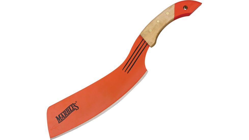 Marbles Parang Fixed Blade Knife, 13.75in, Carbon Steel, Natural, Wood Handle MRPAR20