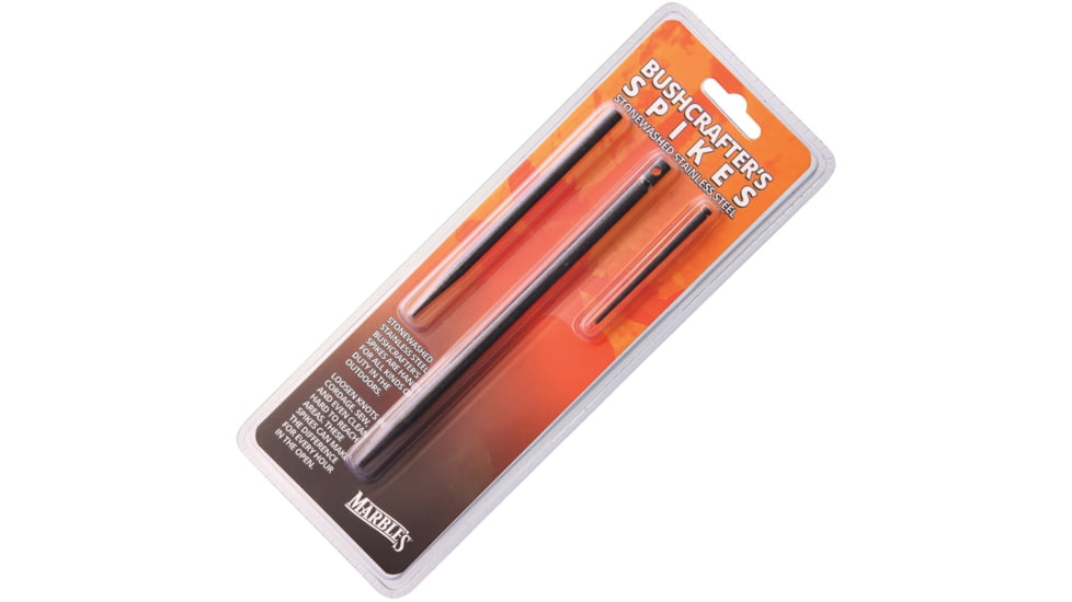 Marbles Spike Set 3pc, Stonewash SS Construction, 2.25in, 4in, And 6in Overall Lengths, SPIKES / MR553
