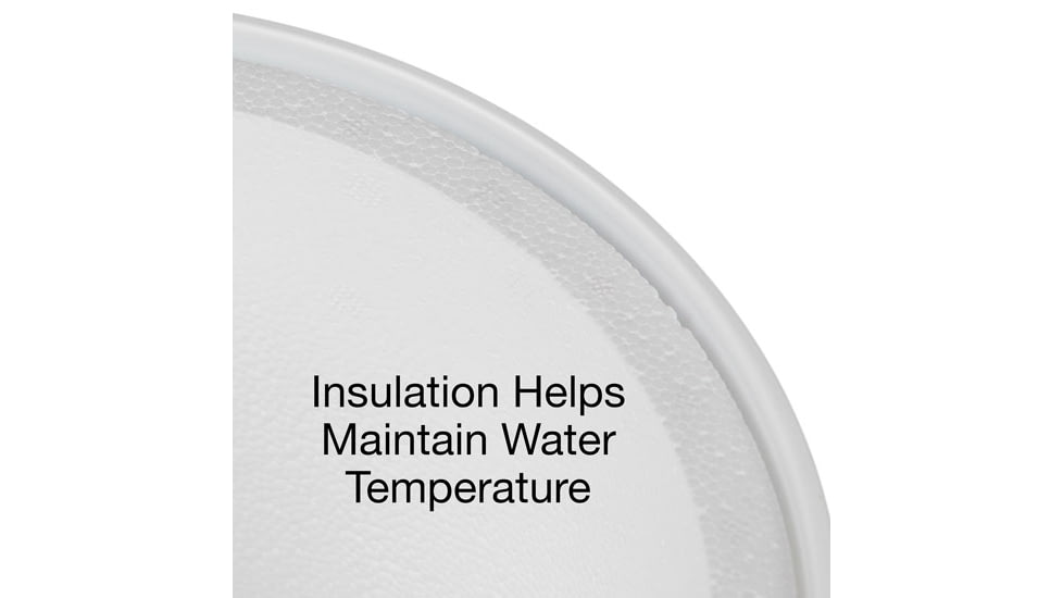 Marine Metal Products Cool Bubbles 8 Quart Insulated Aerated Bait Container w/Dip net, White, CB-211