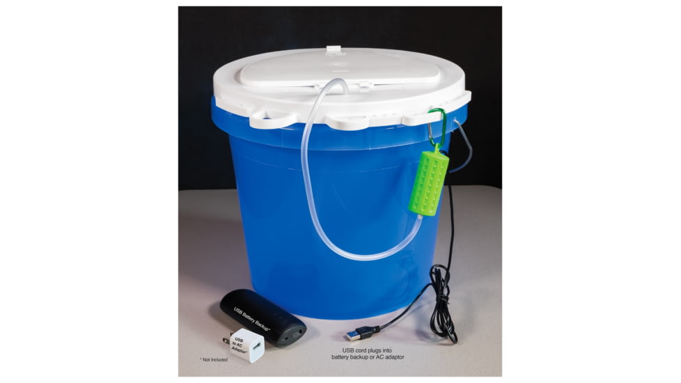 Marine Metal Products USB Powered Portable Air Pump, Black, USB-1