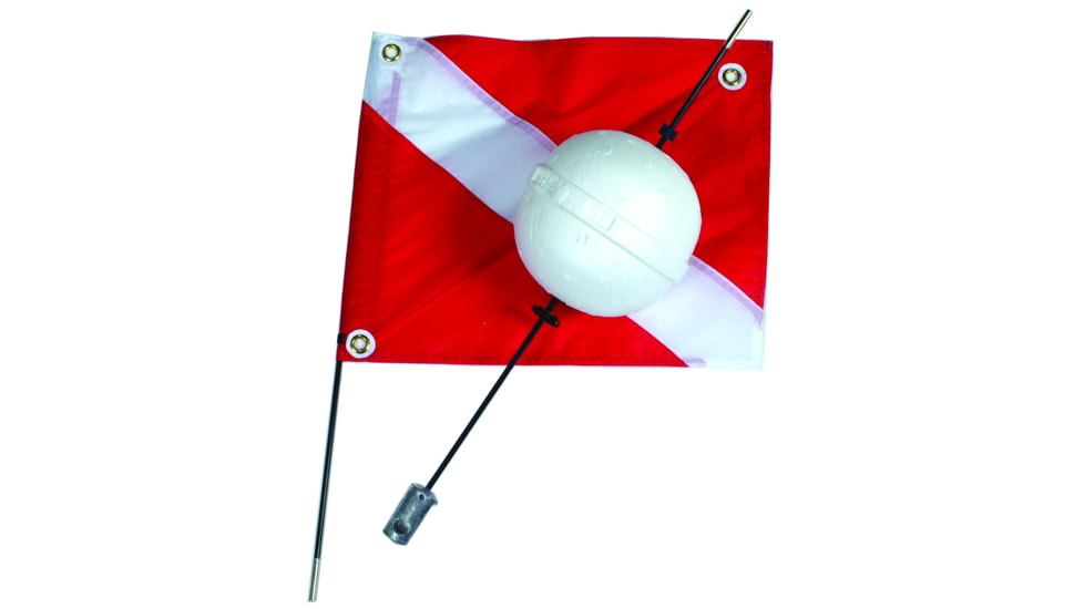 Marine Sports Flag/Float Combo 2PC W/Round Ball Float, 4668