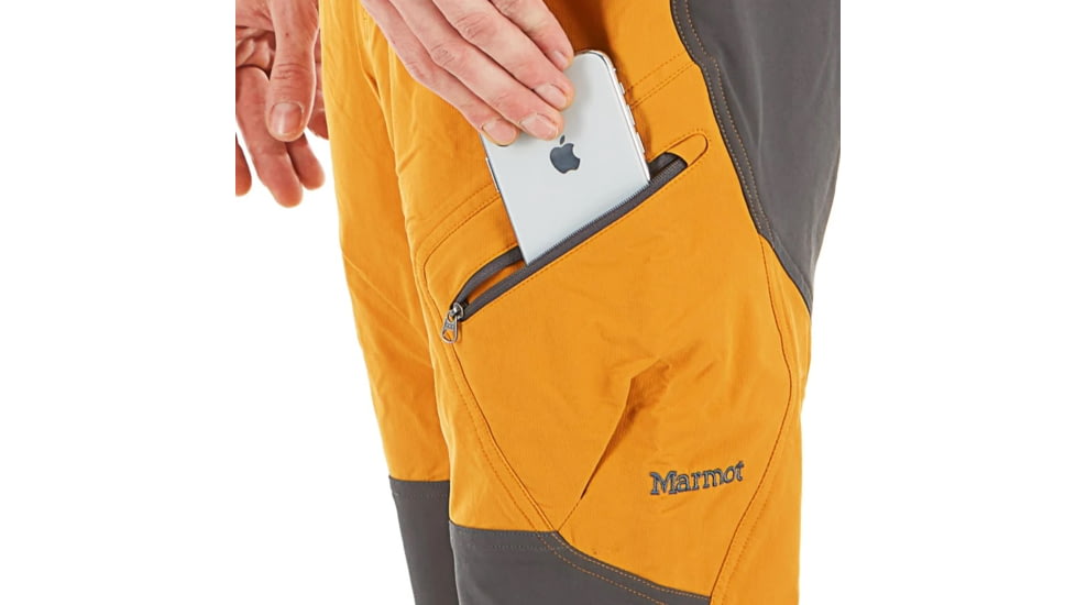 Marmot Highland Pant - Mens, Aztec Gold/Slate Grey, 28 Waist Waist, Regular Inseam, 42290-9498-28