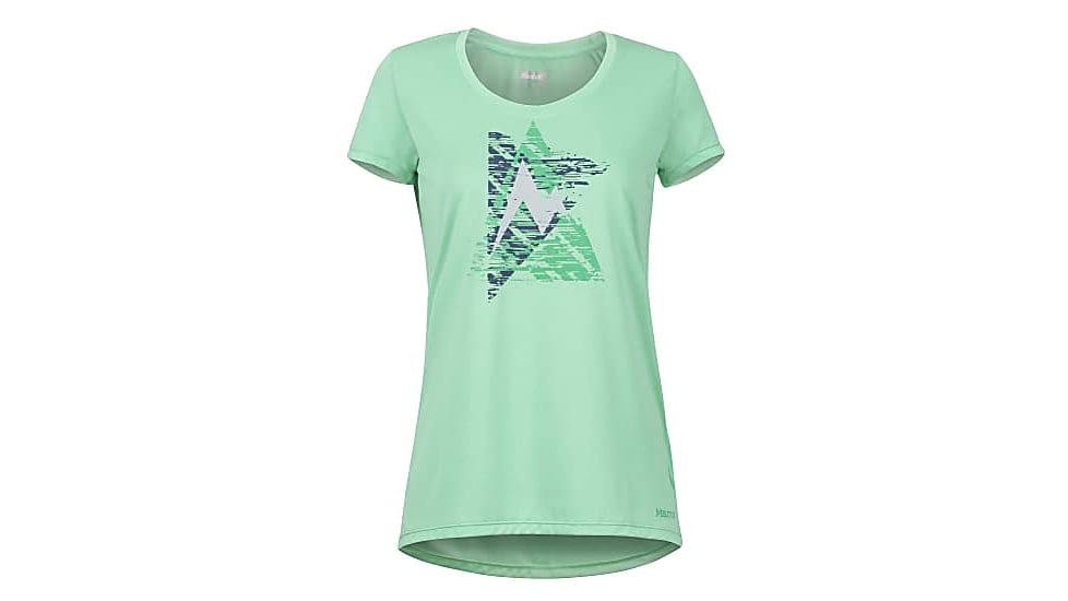Marmot Post Time Tee - Womens, Double Mint, Medium, 48410-4839-M