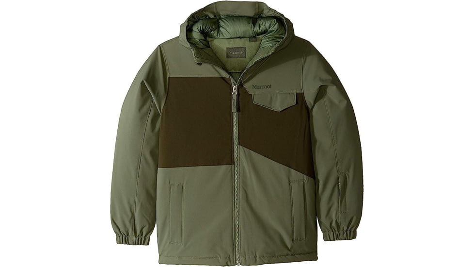Marmot Rochester jacket - Boys, Crocodile/Rosin Green, Extra Small, 74920-4850-XS