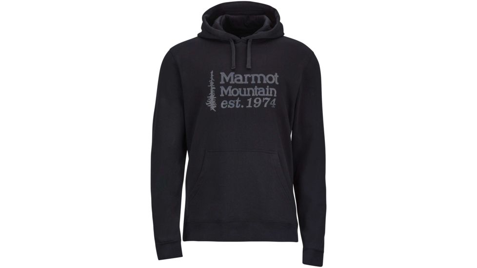 Marmot 74 Hoody - Men's-Black-Medium