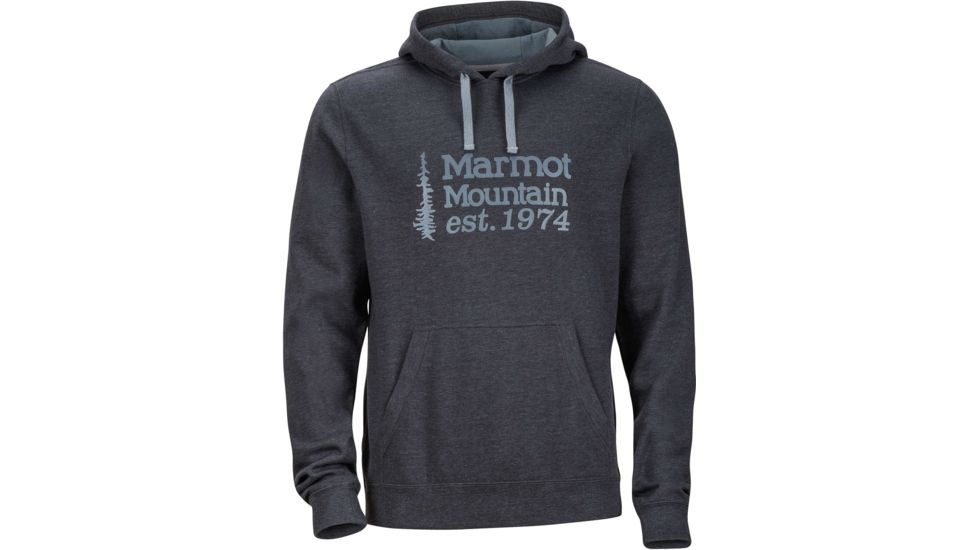 Marmot 74 Hoody - Men's-Slate Grey Heather-Small