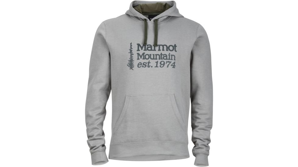 Marmot 74 Hoody - Men's-True Steel Heather-X-Large