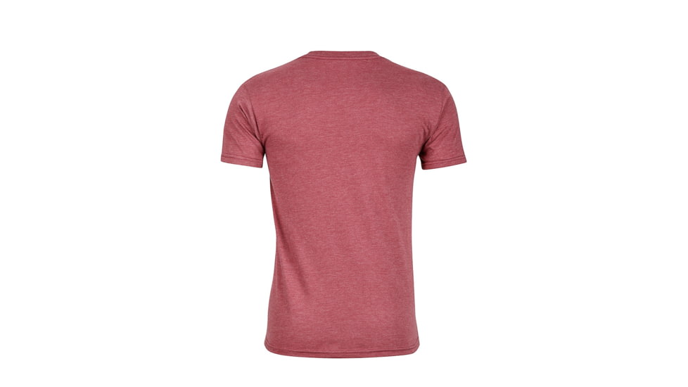 Marmot 74 Short Sleeve Mens Tee, Burgundy Heather 59540-6823