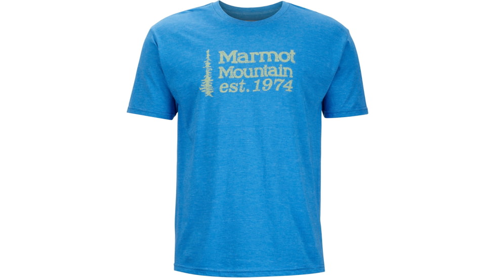 Marmot 74 Short Sleeve Tee - Men's-Royal Heather-Medium