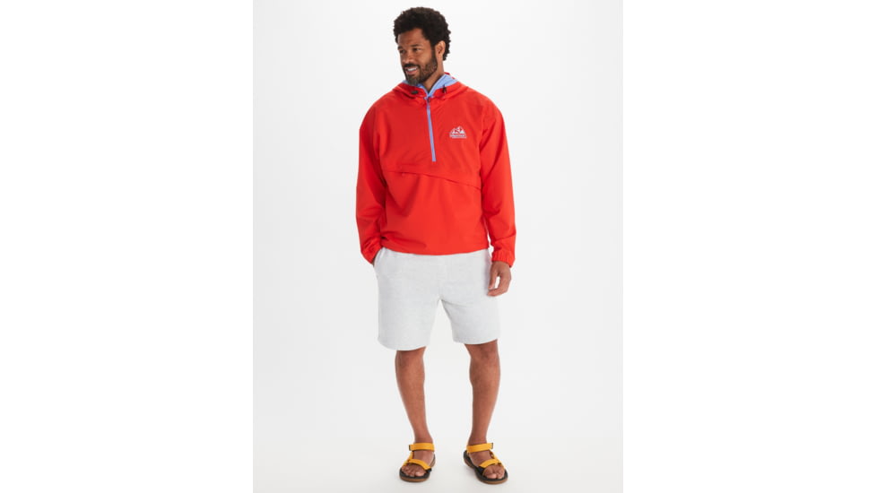 Marmot 96 Active Anorak - Mens, Victory Red, Small, M14193-6702-S