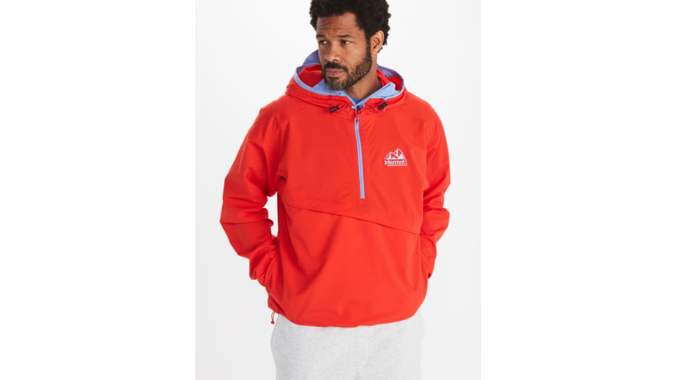Marmot 96 Active Anorak - Mens, Victory Red, Small, M14193-6702-S