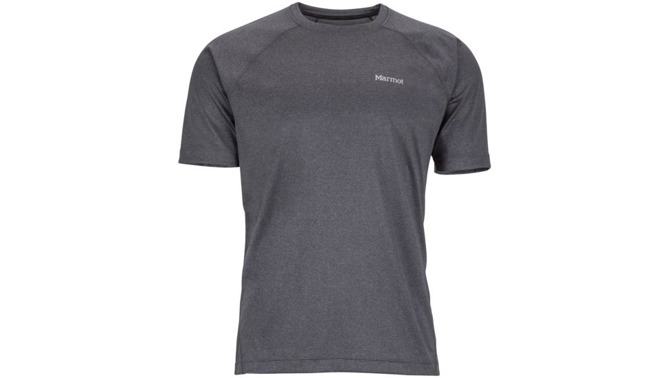 Marmot Accelerate Short Sleeve Shirt - Men's-Slate Grey Heather-Medium