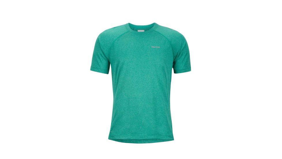 Marmot Accelerate Short Sleeve T-Shirt - Mens, Shady Glade Heather, Small 53550-4774-S
