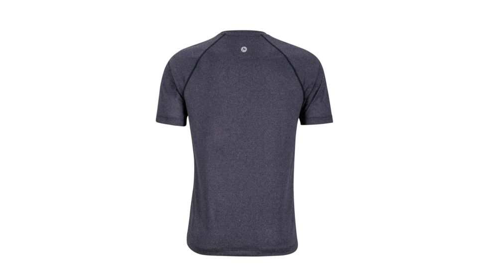 Marmot Accelerate Short Sleeve T-Shirt - Mens, Black Heather, Extra Large 53550-5608-XL