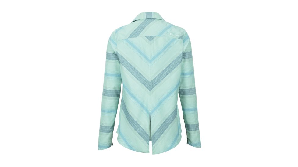 Marmot Aeolian Long Sleeve - Womens, Pond Green, Small, 47450-4570-S