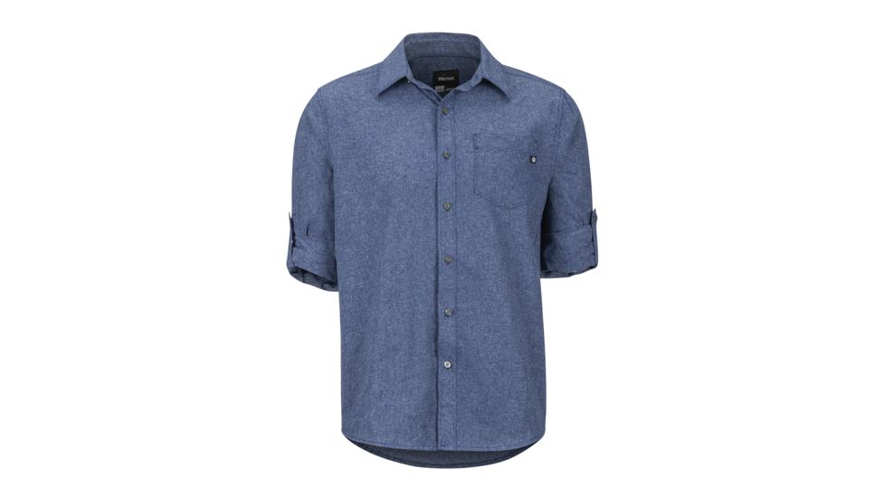 Marmot Aerobora Long Sleeve - Mens, Arctic Navy, Small, 42110-2975-S