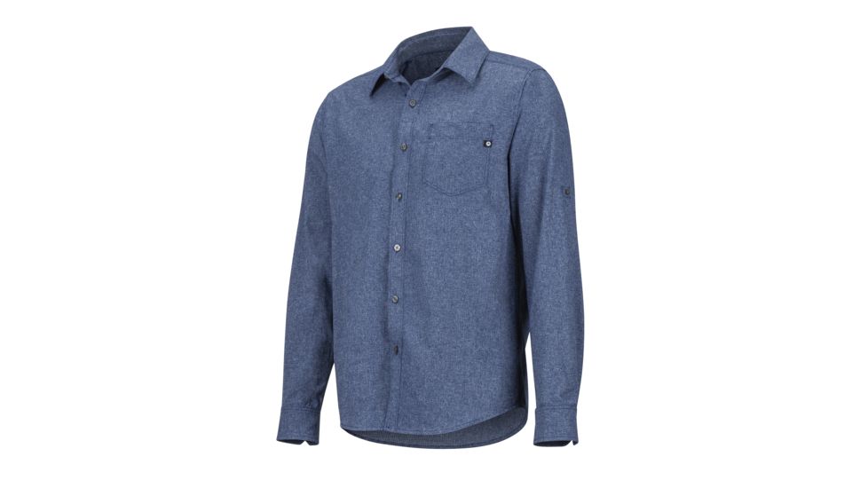 Marmot Aerobora Long Sleeve Top - Mens, Arctic Navy, Small, 42110-2975-S