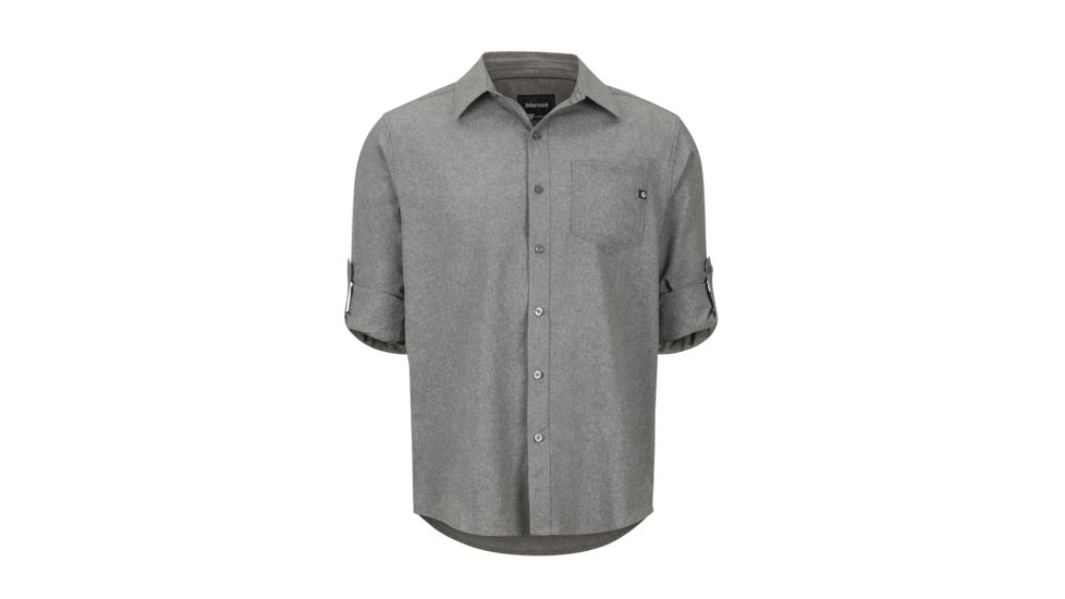 Marmot Aerobora Long Sleeve - Mens, Cinder, Small, 42110-1415-S