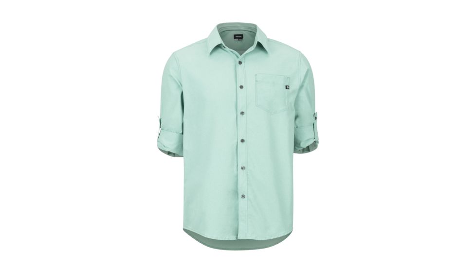 Marmot Aerobora Long Sleeve - Mens, Pond Green, Extra Large, 42110-4570-XL