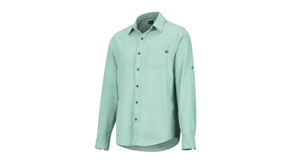 Marmot Aerobora Long Sleeve - Mens, Pond Green, Extra Large, 42110-4570-XL