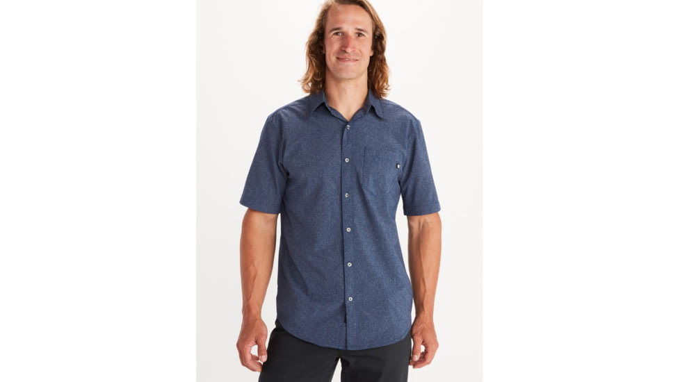 Marmot Aerobora Short Sleeve - Mens, Arctic Navy, 2XL, 42100-2975-XXL