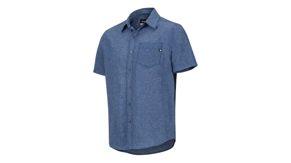 Marmot Aerobora Short Sleeve - Mens, Arctic Navy, Medium, 42100-2975-M