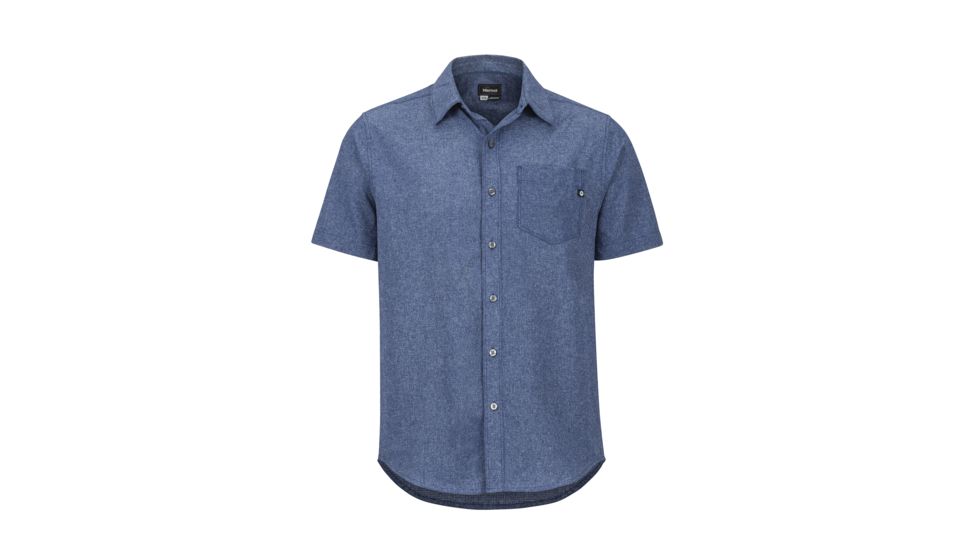 Marmot Aerobora Short Sleeve Top - Men's, Arctic Navy, Extra Large, 42100-2975-XL