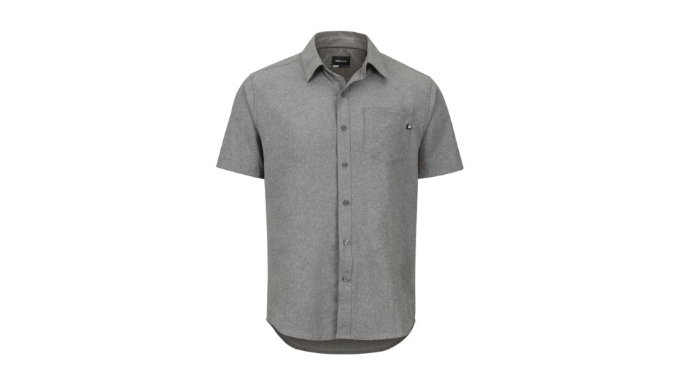 Marmot Aerobora Short Sleeve - Men's, Cinder, 2XL, 42100-1415-XXL