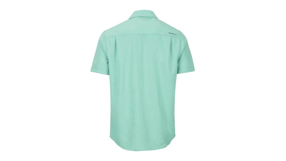 Marmot Aerobora Short Sleeve - Mens, Pond Green, Large, 42100-4570-L