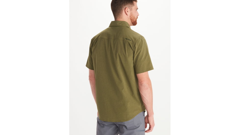 Marmot Aerobora Short Sleeve Shirt - Mens, Winter Moss, Small, 42100-16285-S