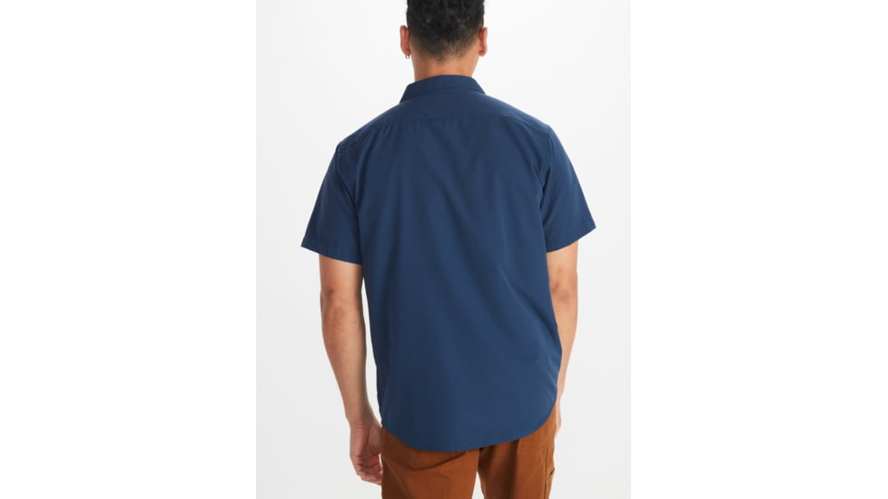 Marmot Aerobora Short Sleeve Top - Mens, Arctic Navy, Small, M14116-2975-S