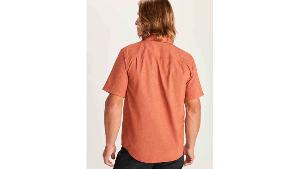 Marmot Aerobora Short Sleeve Top - Mens, Picante, Extra Large, 42100-6740-XL