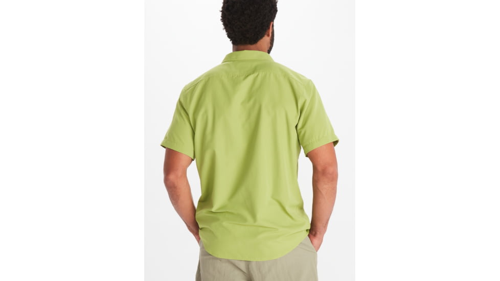 Marmot Aerobora Short Sleeve Top - Mens, Spinach Green, Small, M14116-21539-S