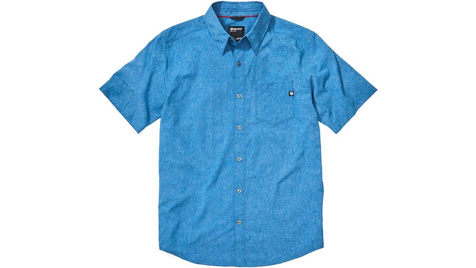 Marmot Aerobora Short Sleeve Top - Mens, Varsity Blue, Medium, 42100-3488-M