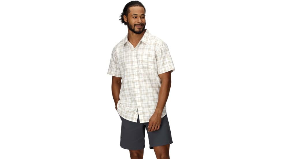 Marmot AirExchange Novelty SS Shirt - Men's, Pearl, L, M16475-24380L