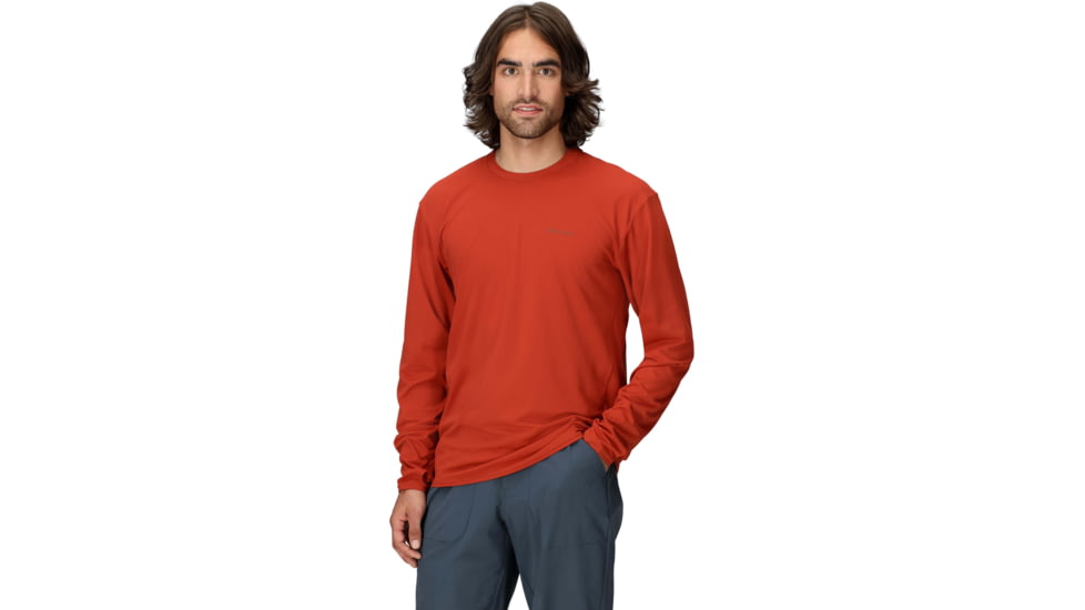 Marmot AirExchange SolarShield Crew LS - Men's, Sumac, S, M16049-24360S