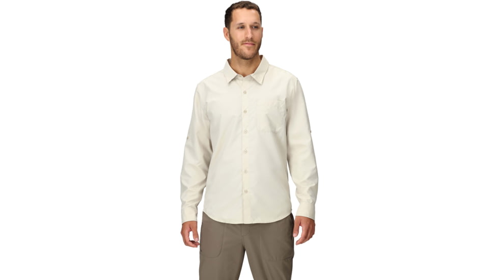 Marmot AirExchange SolarShield LS Shirt - Men's, Birch Bark, L, M16113-24379L